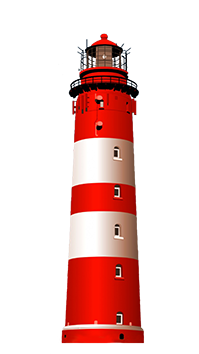 red white clipart lighthouse