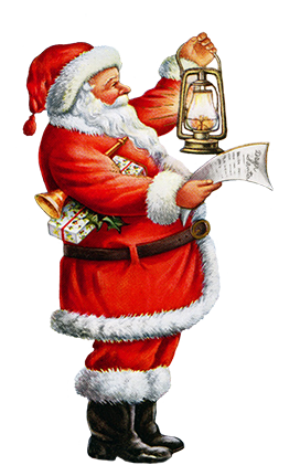 Santa-with-wish list