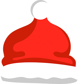 Santa's hat clipart
