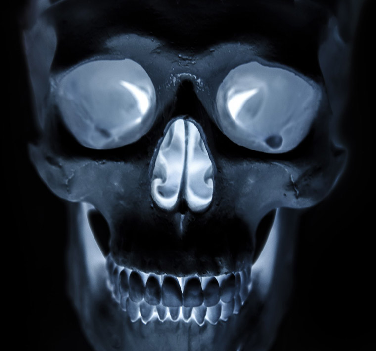 scary scull for Halloween