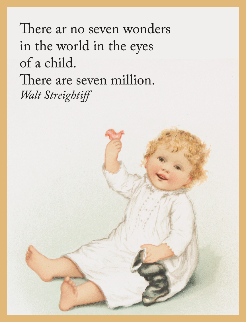 small child image and quote