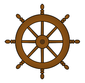 ship's wheel clipart