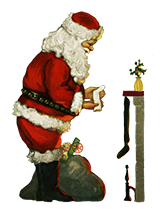 sidebar vintage Christmas clipart