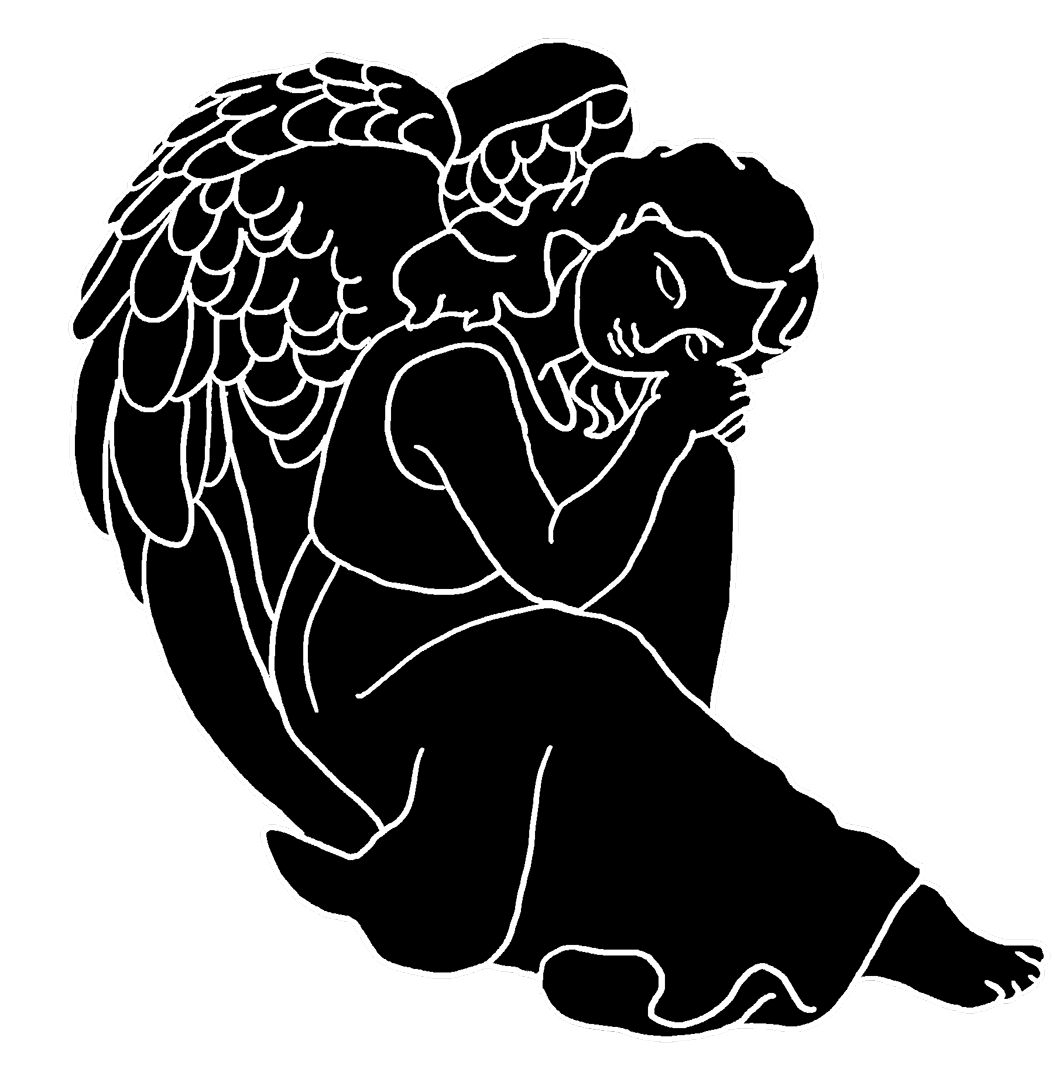 Silhouette Drawing Angel Clip Art Silhouettes Png Dow