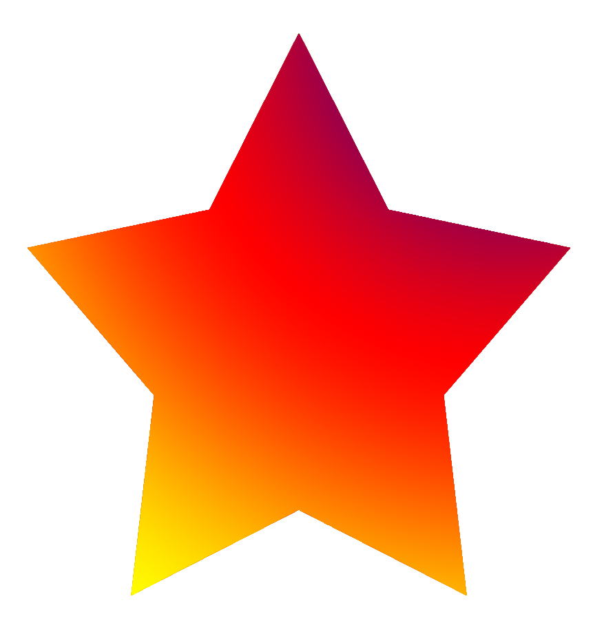 orange star with shades