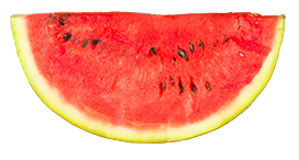 slice of watermelon cut-out
