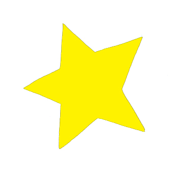 yellow star for slumber party