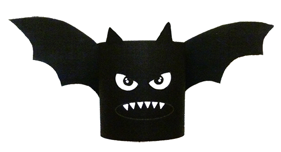 scary  Halloween bat clipart