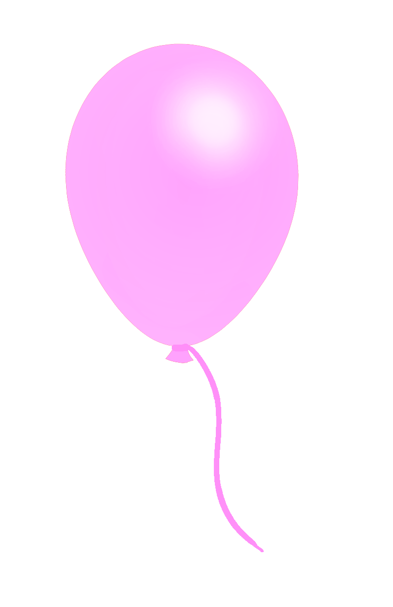 soft pink balloon
