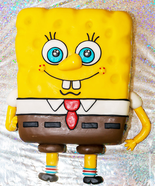 Sponge-Bob birthday cake