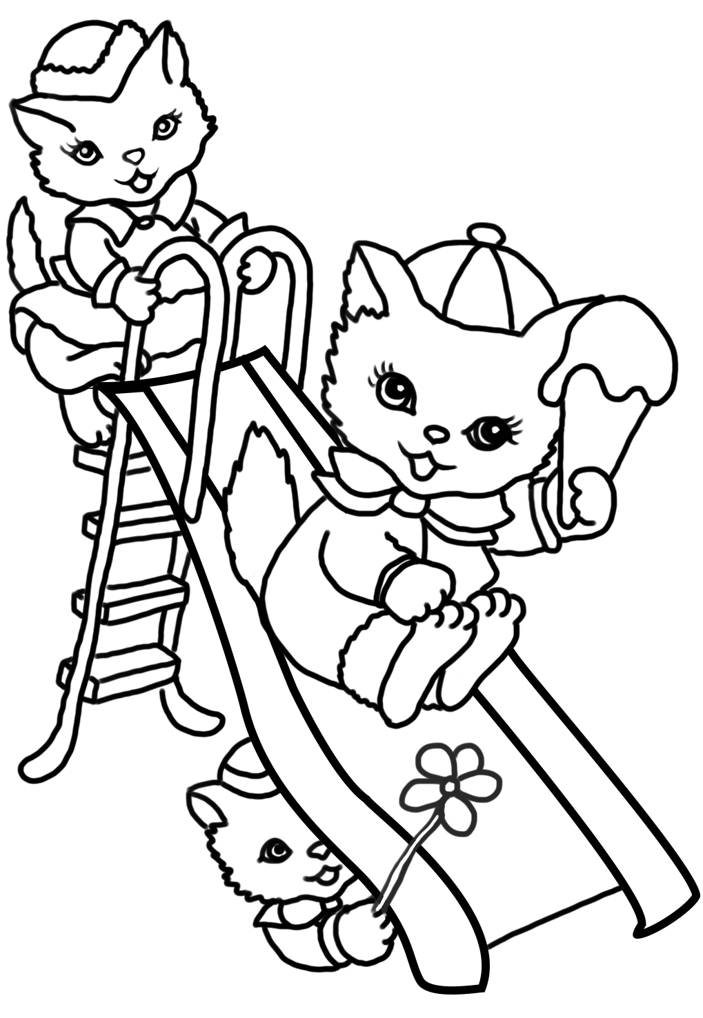 Kitten Coloring Pages 100 Coloring Pages For Kids