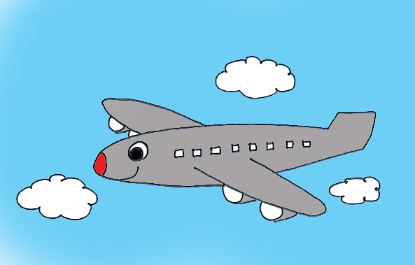 travel by fly clip art