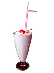 summer graphics milkshake strawberry