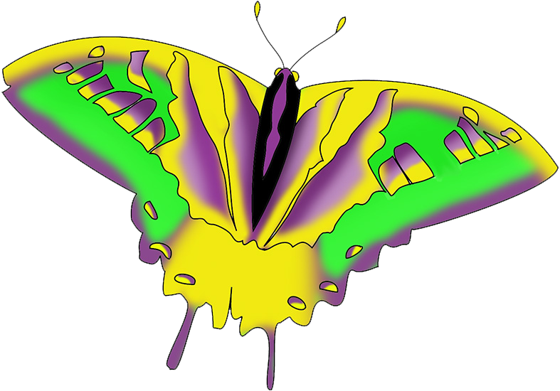 swallowtail butterfly clipart