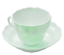 soft green teacup png
