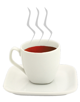 teacup with tea warm