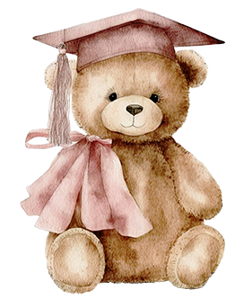 grad teddy pink