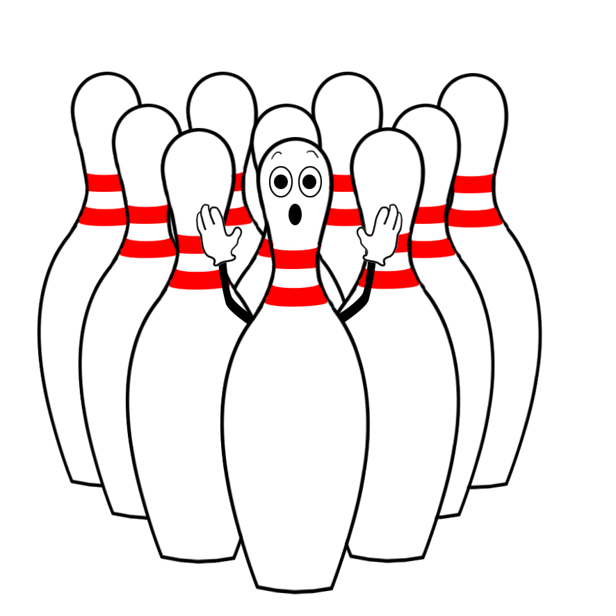 ten pin bowling clipart pictures