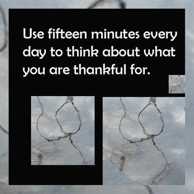 Thankfulness in your life