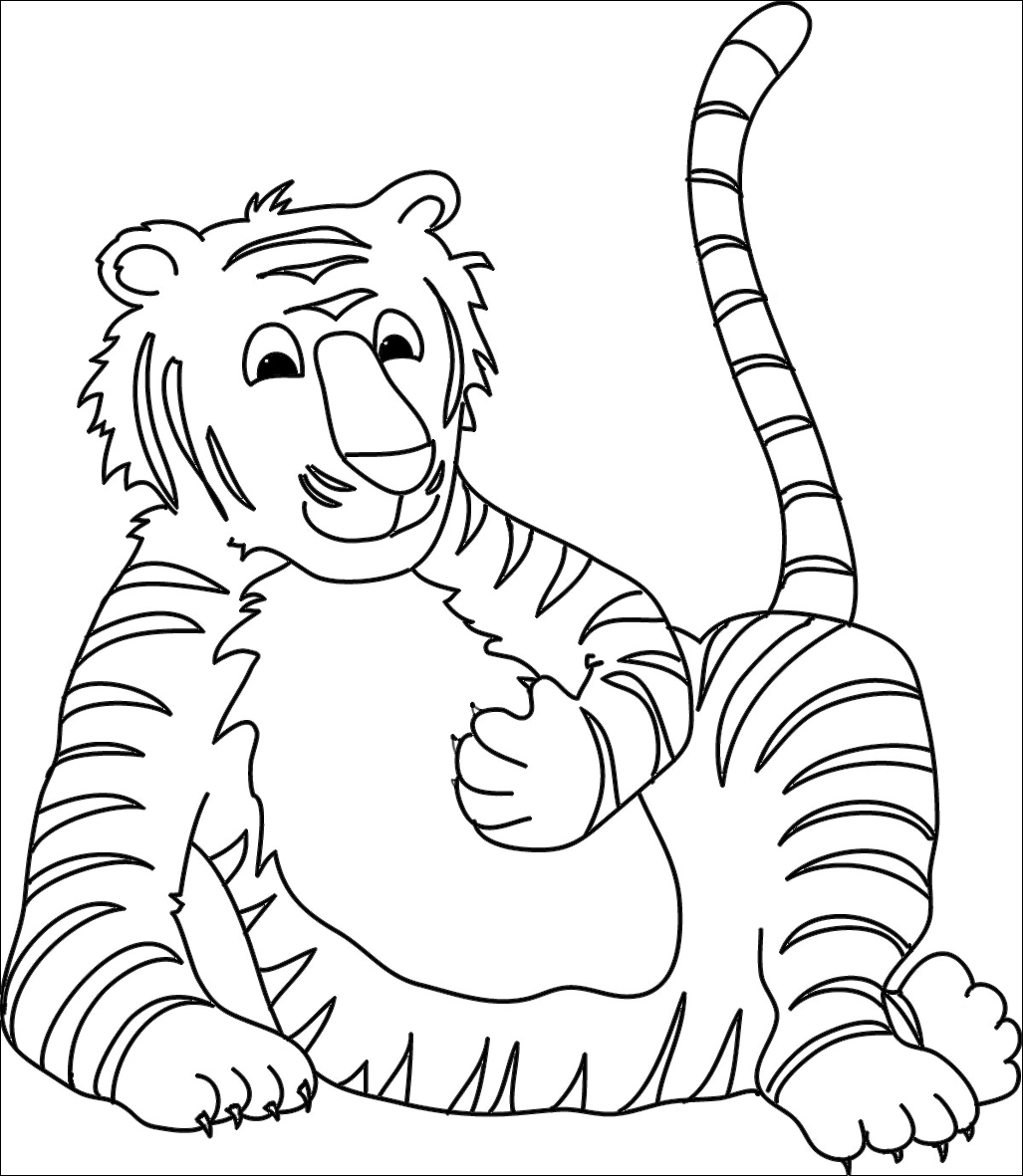 Tiger Coloring Pages