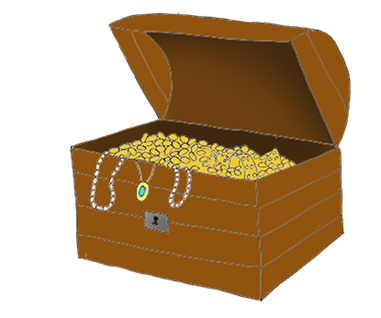pirate chest for gold
