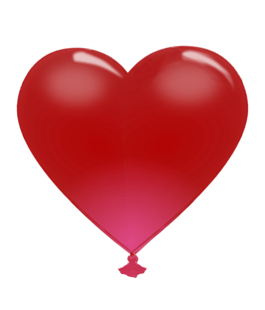 clipart of hearts and balloons