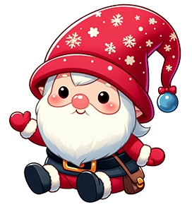very young Christmas gnome