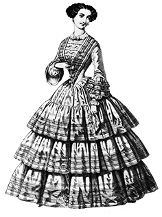 victorian clothing clipart