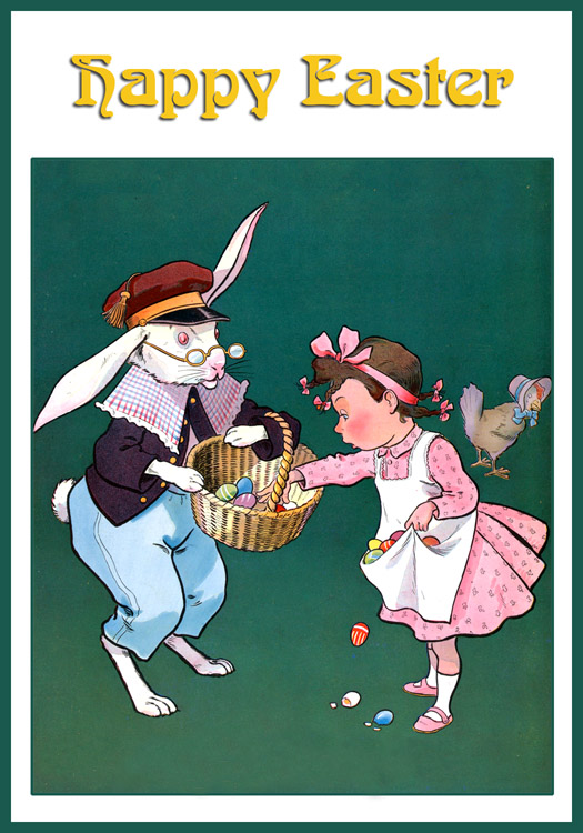 Victorian Easter card