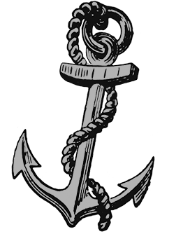 vintage anchor drawing