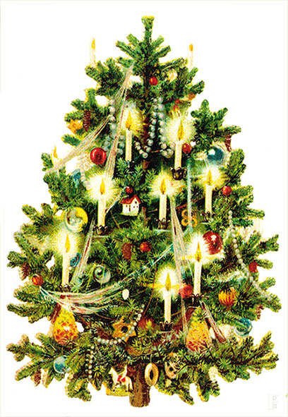 vintage Christmas tree
