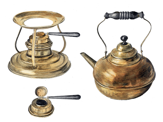 old tea service set