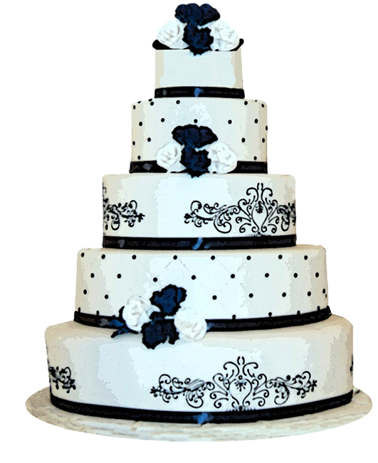 wedding cake clipart