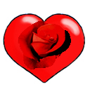 precious moments clipart heart red rose