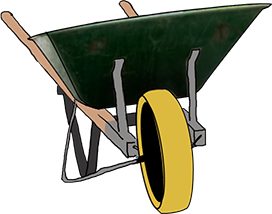 wheelbarrow drawing