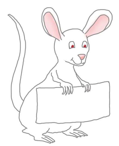 white mouse clip art