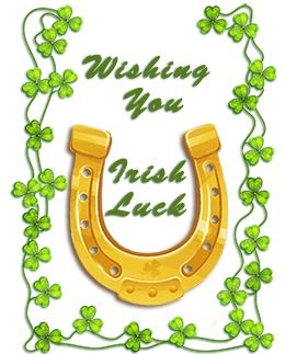 wishing you Irish luck clipart