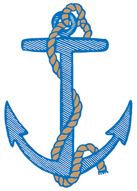 anchor with rope