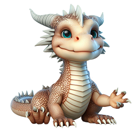 baby dragon clipart