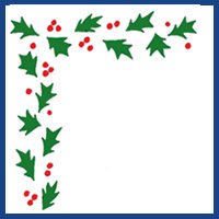 big logo Christmas borders
