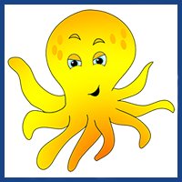 big logo octopus clipart