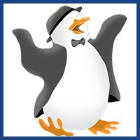 big logo penguin clipart