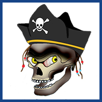 big logo for skull clipart