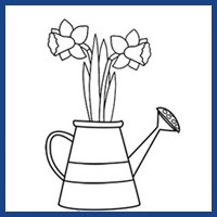 big logo spring coloring pages