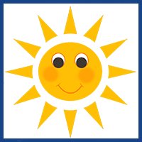 big logo sun clipart