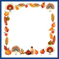 big logo thanksgiving borders