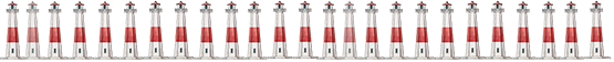 border of lighthouses