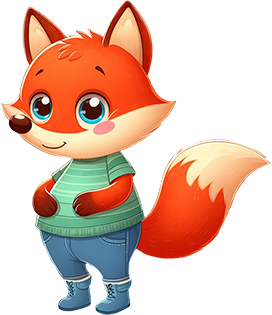 cartoon fox clipart