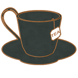 chalkboard tea cup clipart