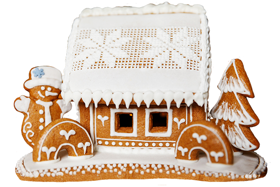gingerbread house clipart